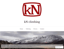 Tablet Screenshot of knclimbing.com